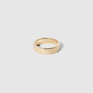 Chunky Half Round Band ~ 9ct Yellow Gold